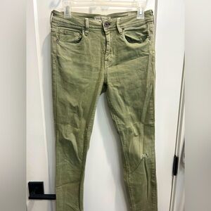 Bullhead Denim Army Green Jeggings Size 5